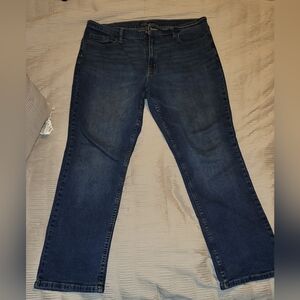 Men's Blue Jeans 36x30 Strighr Fit Stretch Denim Used A Few Times